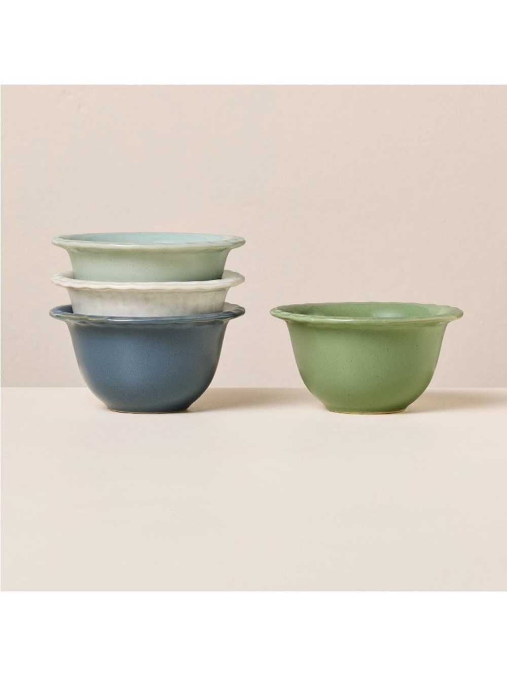 Hearth & Hand with Magnolia Mini Stoneware Bowls SET OF 4 Spring 2026